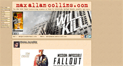 Desktop Screenshot of maxallancollins.com