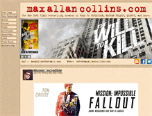 Tablet Screenshot of maxallancollins.com